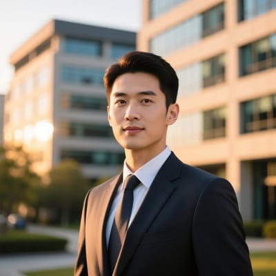 Natural Light Business Portrait