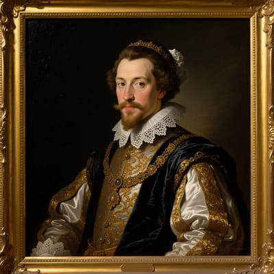 Royal Oil Portrait