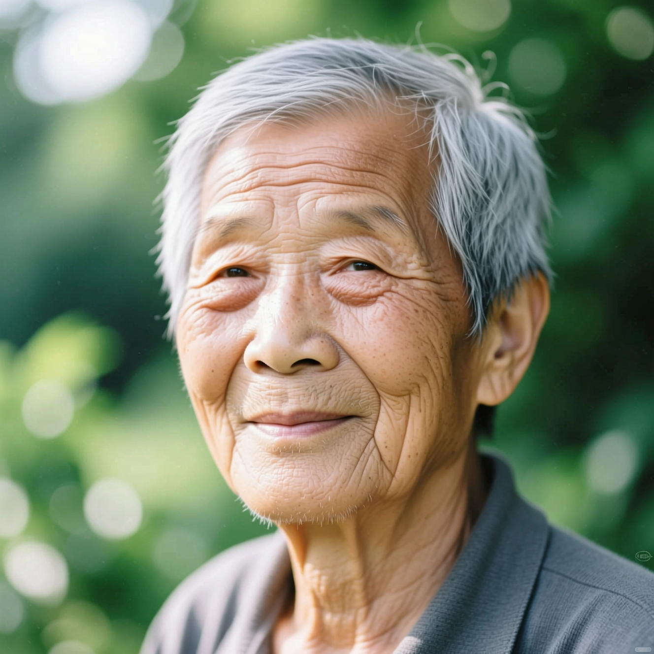 ai age progression — Aged, Outdoors example