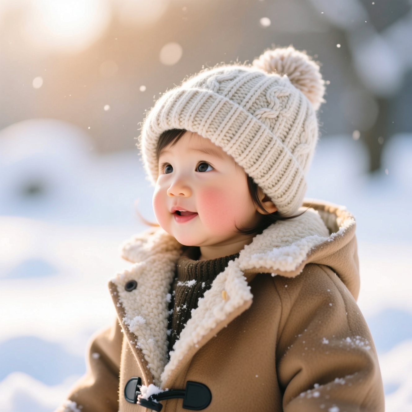 ai baby photo generator — Baby, Winter example